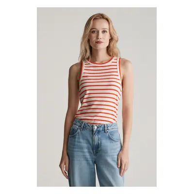 TRIČKO GANT STRIPED TANK TOP ORANGE RED