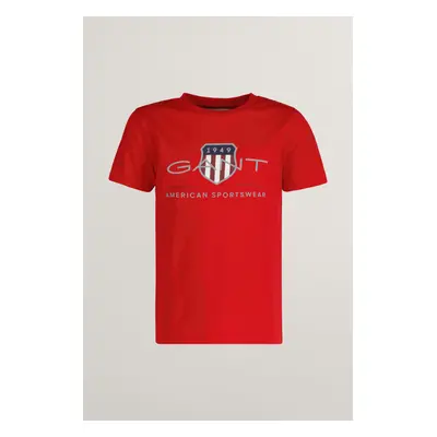 TRIČKO GANT ARCHIVE SHIELD SS T-SHIRT BRIGHT RED