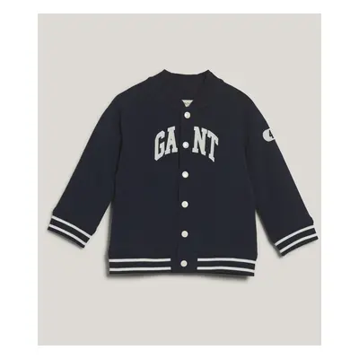 BUNDA GANT GANT VARSITY SWEAT JACKET MARINE