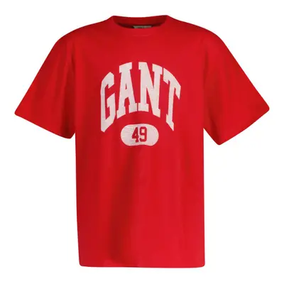 TRIČKO GANT GANT ARCH RELAXED T-SHIRT BRIGHT RED