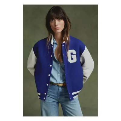 BUNDA GANT GANT VARSITY JACKET COLLEGE BLUE