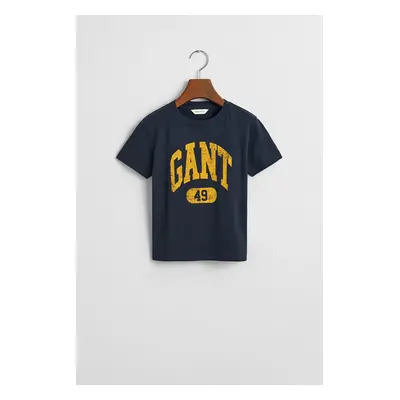 TRIČKO GANT GANT ARCH RELAXED T-SHIRT EVENING BLUE