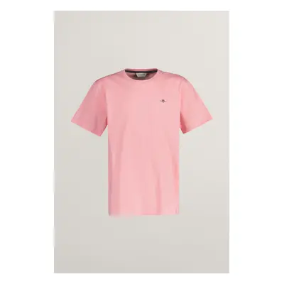 TRIČKO GANT SHIELD SS T-SHIRT GERANIUM PINK