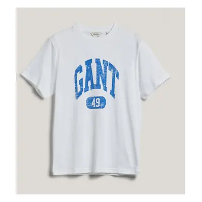 TRIČKO GANT GANT ARCH RELAXED T-SHIRT WHITE