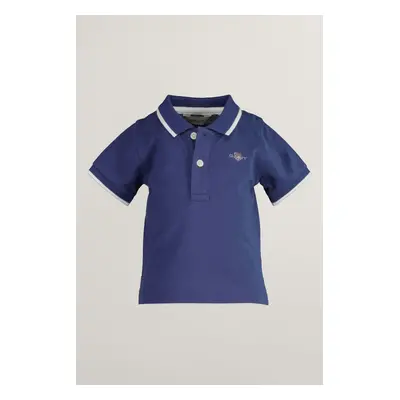 POLOKOŠILE GANT CONTRAST TP SS PIQUE RUGGER DUSTY NAVY