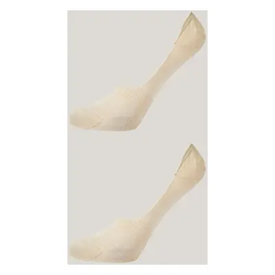 PONOŽKY GANT INVISIBLE SOCKS 2-PACK IVORY WHITE