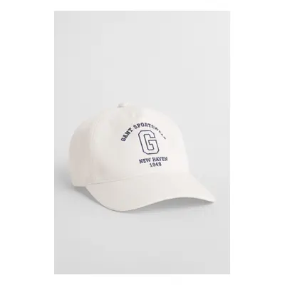 KŠILTOVKA GANT GANT SPORTSWEAR ARCH CAP EGGSHELL