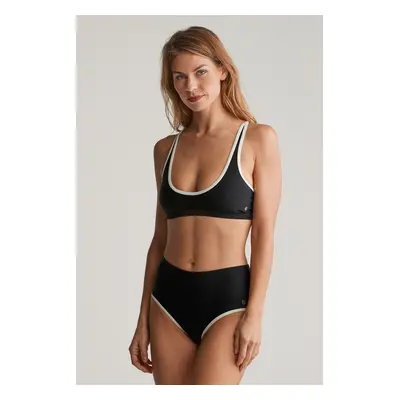 PLAVKY GANT BIKINI TOP BLACK