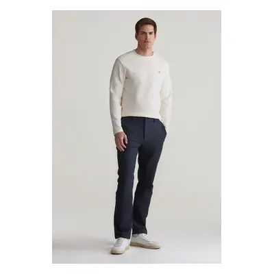 KALHOTY GANT SLIM TWO TONE PANTS MARINE