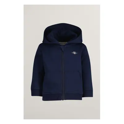 MIKINA GANT SHIELD ZIP HOODIE MARINE