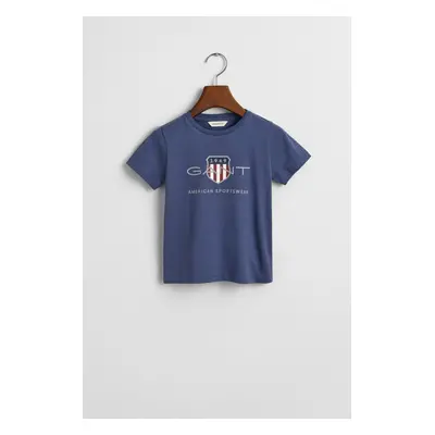 TRIČKO GANT ARCHIVE SHIELD SS T-SHIRT DUSTY NAVY