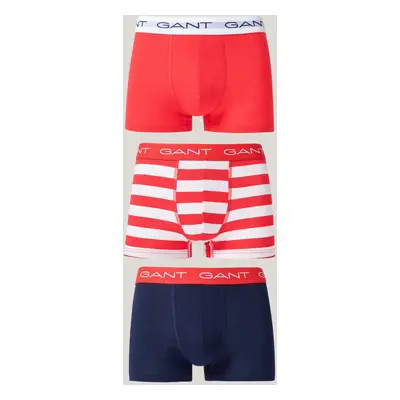 SPODNÍ PRÁDLO GANT STRIPE TRUNK 3-PACK BRIGHT RED