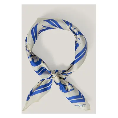 ŠÁTEK GANT FLORAL PRINT SILK SCARF PERFECT BLUE