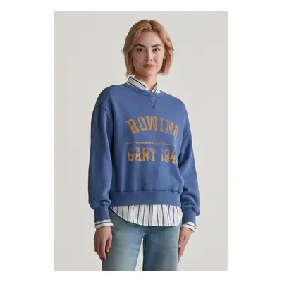 MIKINA GANT GRAPHIC C-NECK SWEAT SAILOR NAVY