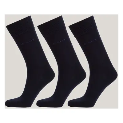 PONOŽKY GANT SOFT COTTON SOCKS 3-PACK MARINE