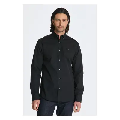 KOŠILE GANT REG PINPOINT OXFORD SHIRT BLACK