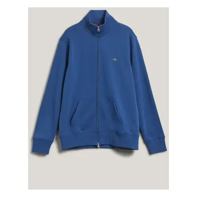 MIKINA GANT REG SHIELD FULL ZIP SWEAT RICH BLUE