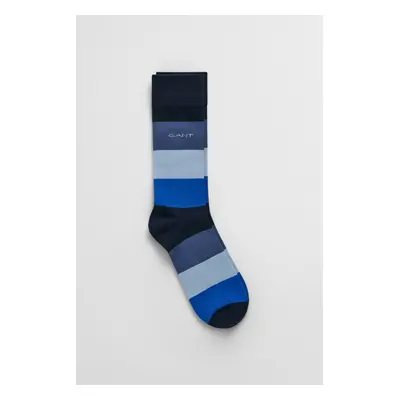 PONOŽKY GANT STRIPE SOCKS EVENING BLUE