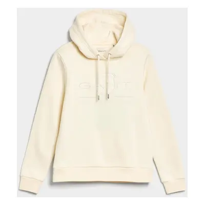 MIKINA GANT REG TONAL SHIELD HOODIE LINEN