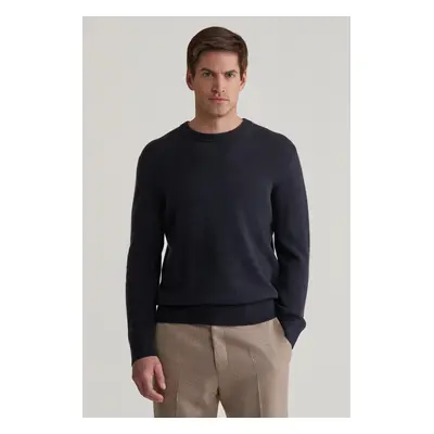 SVETR GANT CASHMERE C-NECK EVENING BLUE