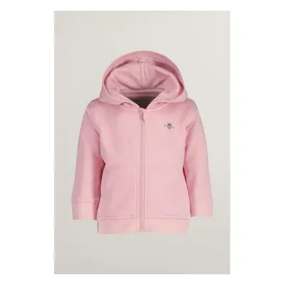 MIKINA GANT SHIELD ZIP HOODIE BLUSHING PINK