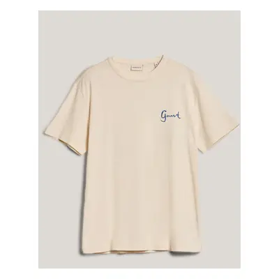 TRIČKO GANT SEASONAL GRAPHIC TSHIRT CREAM