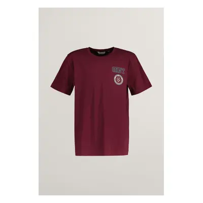 TRIČKO GANT T-SHIRT WINE RED