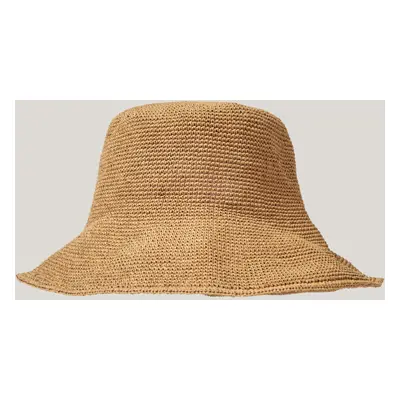 KLOBOUK GANT STRAW HAT CARAMEL BEIGE