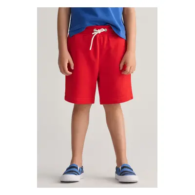 TEPLÁKOVÉ ŠORTKY GANT SHIELD SWEATSHORTS BRIGHT RED