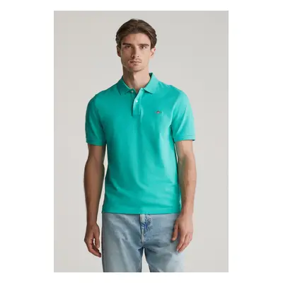 POLOKOŠILE GANT REG SHIELD SS PIQUE POLO TROPIC BLUE