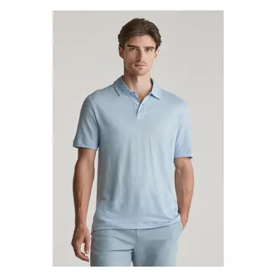 POLOKOŠILE GANT LINEN SS POLO FRESH BLUE