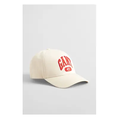 KŠILTOVKA GANT GANT ARCH BASEBALL CAP CREAM