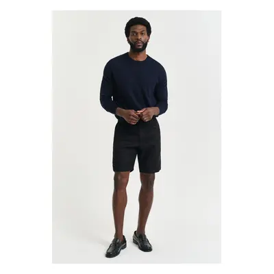 ŠORTKY GANT RELAXED LINEN DS SHORTS BLACK