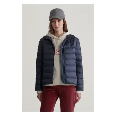 BUNDA GANT LIGHT DOWN LOGO JACKET EVENING BLUE