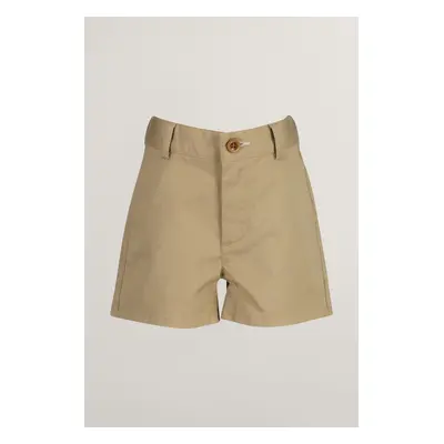 ŠORTKY GANT CHINO SHORTS DARK KHAKI