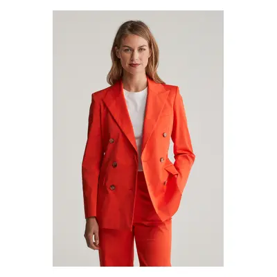 BLEJZR GANT COTTON BLAZER ORANGE RED