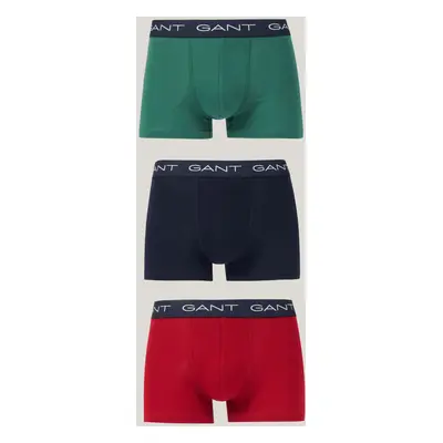 SPODNÍ PRÁDLO GANT TRUNK 3-PACK CHERRY RED