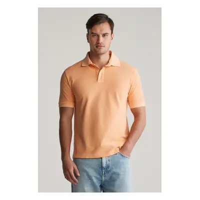 POLOKOŠILE GANT SUNFADED SS POLO PEACHY ORANGE