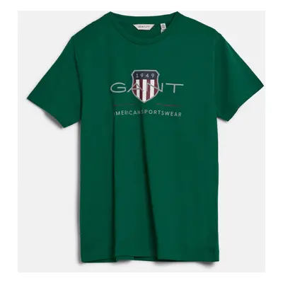 TRIČKO GANT ARCHIVE SHIELD SS T-SHIRT WILD GREEN