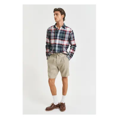 ŠORTKY GANT RELAXED LINEN DS SHORTS DRY SAND