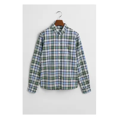 KOŠILE GANT ARCHIVE OXFORD CHECKED SHIRT CLEAR SKY