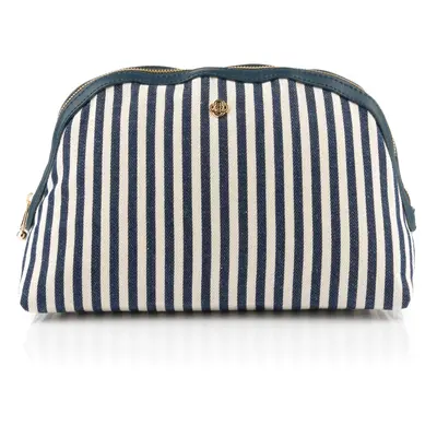 KOSMETICKÁ TAŠKA GANT HICKORY STRIPE WASH BAG EVENING BLUE