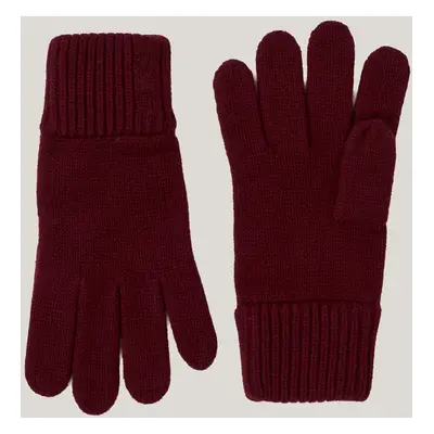 RUKAVICE GANT WOOL KNITTED GLOVES PLUMPED RED