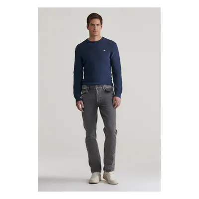 DŽÍNY GANT REGULAR GANT BLACK WASH JEANS BLACK