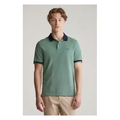 POLOKOŠILE GANT 4-COL OXFORD SS PIQUE DEEP GREEN