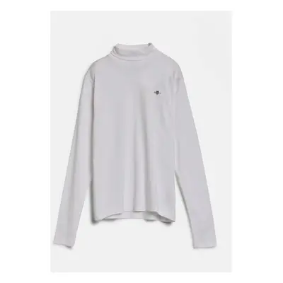 TRIČKO GANT SHIELD LS TURTLENECK WHITE