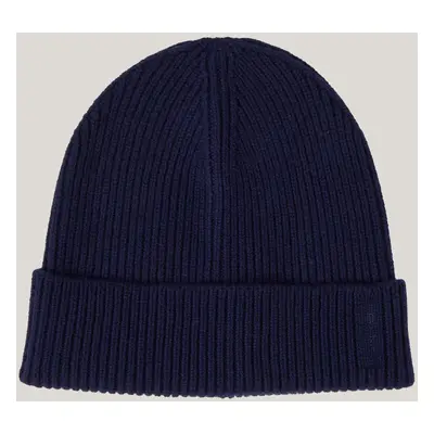 ČEPICE GANT WOOL RIBBED BEANIE EVENING BLUE