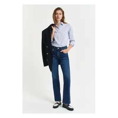 DŽÍNY GANT SLIM FLARE JEANS DARK BLUE VINTAGE