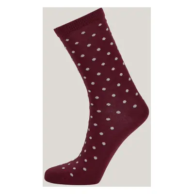 PONOŽKY GANT DOT SOCKS PLUMPED RED