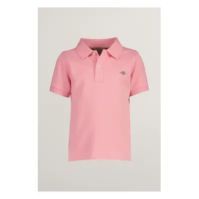 POLOKOŠILE GANT SHIELD SS PIQUE GERANIUM PINK